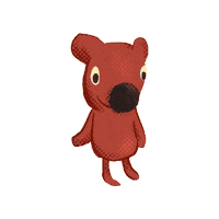 Happy Teddybear Sticker