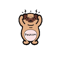 Dog Pug Sticker by Innabox