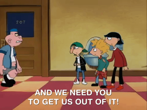 hey arnold nicksplat GIF