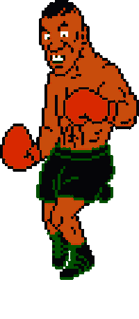 Mike Tyson Fight Sticker