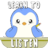 Bored Penguin Sticker by Pudgy Penguins