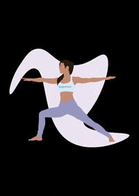 Trunkstudios fitness yoga meditation moving GIF