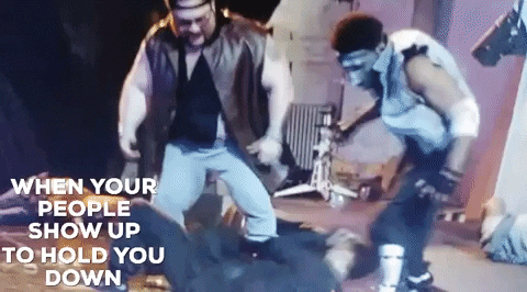 last dragon fighting GIF