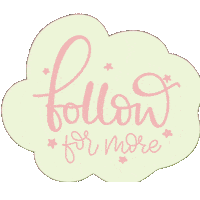 Follow For More Sticker