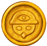 DEPGames gold owl golden medal Sticker