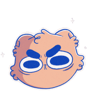 NeniNeko eyeroll neko meh cutecat Sticker