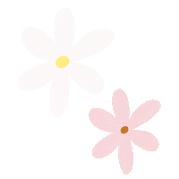 emilyzigo pink white flower aesthetic Sticker