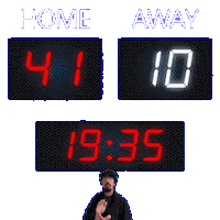 10 Away Sticker