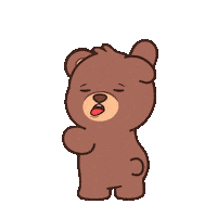 Teddy Bear Dancing Sticker by BEARISH