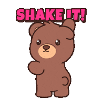 Teddy Bear Dancing Sticker by BEARISH