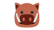 emojivid animals emoji emojivid boar Sticker