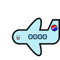 Plane Airone Sticker by Shinhancard