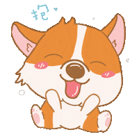 corgitimes101 corgi shocking 哥基 驚訝 Sticker