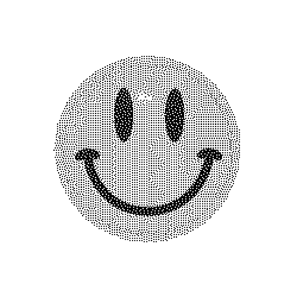 Pixel Smile Sticker by virartz