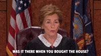 Was It There When You Bought The House?