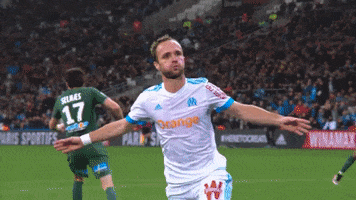 celebration goal GIF by Olympique de Marseille
