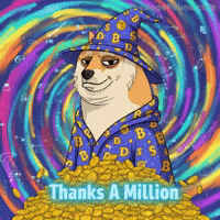 Happy Thanks A Million GIF by Doge Pound