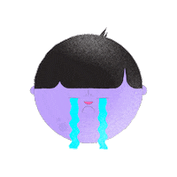 Sad Loop Sticker by gwest