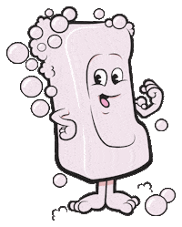 Cartoon Bathing Sticker by Glossier