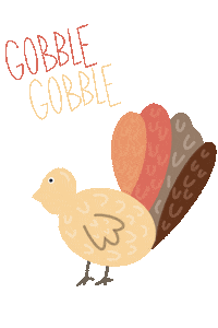 Give Thanks Thanksgiving Sticker by Rachel Schelb