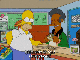 About To Jump Season 20 GIF by The Simpsons