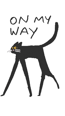 Coming On My Way Sticker by gasta