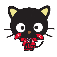 Black Cat Sticker by Sanrio