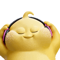 Headphones Jamming Sticker by Butter baby