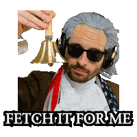 Fetch Founding Father Sticker