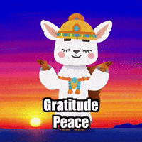 Gratitude Wisdom GIF by Llamaozi