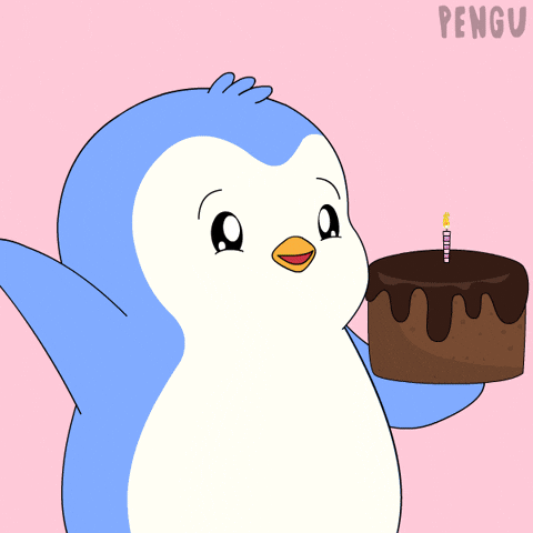 Happy Birthday Penguin GIF by Pudgy Penguins