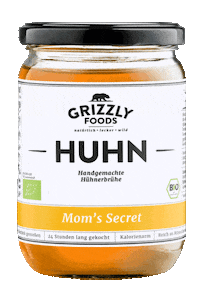 Chicken Broth Bio Sticker by Grizzly Foods