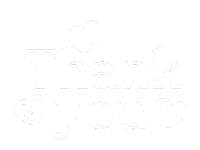 Thanks Thank You Sticker by Bon Maxie
