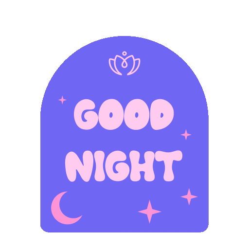 Sleepy Stars Sticker by Meditopia