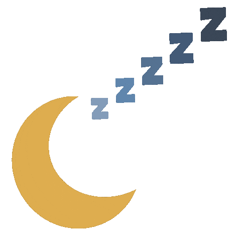 Tired Good Night Sticker