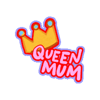 Queen Mom Sticker by Eleanor Bowmer