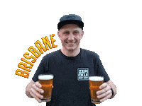 Beers Brisbane Sticker by ZePickle