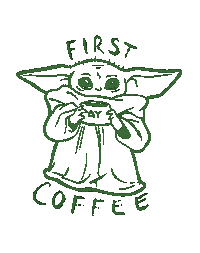 Coffee Thechild Sticker