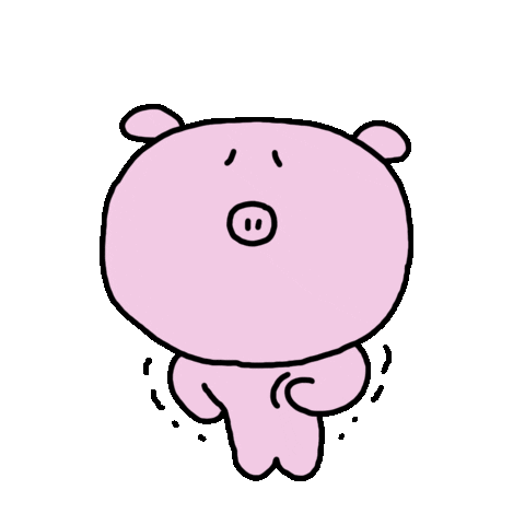 jwinna hungry piggy starving growling Sticker