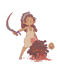 Art Girl Sticker
