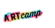 Summer Camp Art Sticker by Anders Ruff Workshop