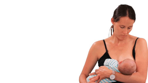 thethompsonmethod giphygifmaker logo breastfeeding nursing GIF