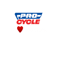 procycleonline procycle procycleonline procyclelogo weheartmotorcycles Sticker