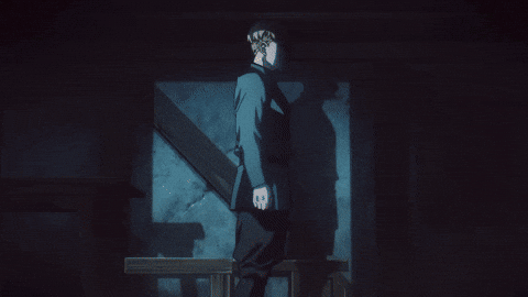 NobodyXIII giphyupload anime fire chaos GIF