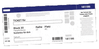 minipresents concert mini ticket mp Sticker