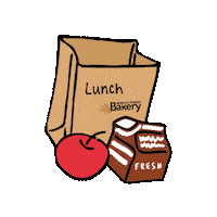 munichfinestbakery lunch bread lunch time munich finest bakery Sticker