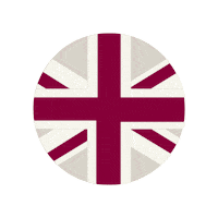 British Flag Butcher Sticker by Aubrey Allen