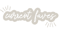 Beige Favorites Sticker