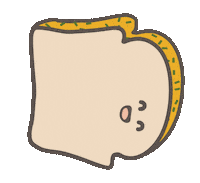 Happy Garlic Bread Sticker by Tasty Toastys