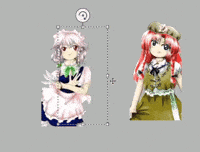 Sakuya Izayoi Photoshop GIF